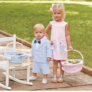 - Pink and white Easter bunny dress 🐰🐇